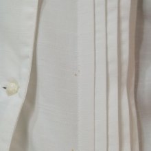 他の写真2: 白 半袖 ブラウス レース刺繍襟 ピンタック パフスリーブ [11749]