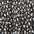 画像7: 花柄 黒×白 スカート フレア /w66cm [12120]