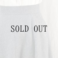 無地 グレー スカート フレア w/60cm [16592]