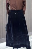 画像8: 無地　スパンコール ブラック スカート フレア w/60cm []