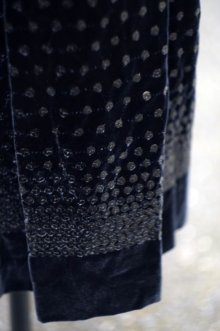 他の写真1: 無地　スパンコール ブラック スカート フレア w/60cm []