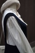 画像4: 無地 ブラック ジャンパースカート [16979]