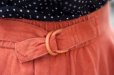 画像5: 無地 オレンジ系 スカート フレア ポケット w/62cm [17031]