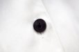 画像9: 無地 白×ネイビー 半袖 ブラウス レギュラーカラー ドルマンスリーブ 刺繍 [17288]