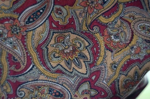 他の写真1: ペイズリー柄 コットン ノースリーブ ブラウス ノーカラー 胸ポケット プルオーバー[17437]