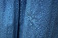 画像11: 格子模様 ブルー 半袖 レトロワンピース ノーカラー ラウンドネック ウエストマークリボン[17465]