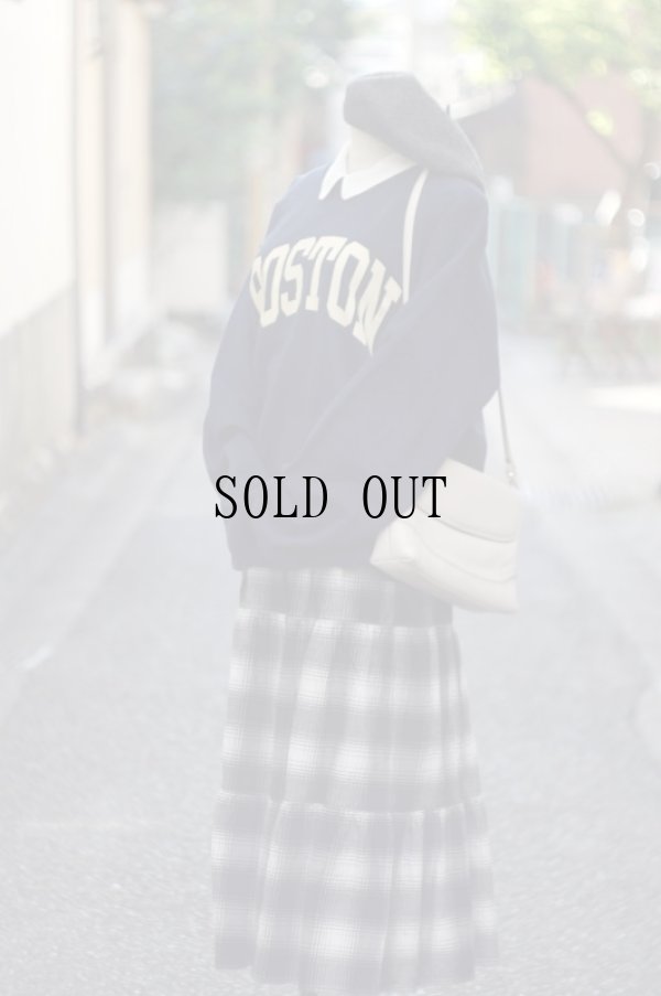 画像5: US ロゴ ネイビー スウェット クルーネック [17648]