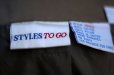 画像10: "STYLES TO GO" 無地  グレー トレンチコート コットン ラグランスリーブ アンブレラヨーク インバーテッドプリーツ アームベルト ウエストベルト [17712]