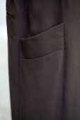 画像12: 無地 ブラウン ジャンパースカート ポケット [17822]