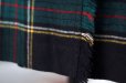 画像7: チェック柄 緑 ウール 巻きスカート プリーツ w58cm [17853]