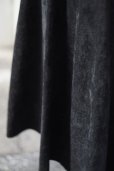 画像6: 無地 黒 ベロア スカート フレア w60cm [18037]