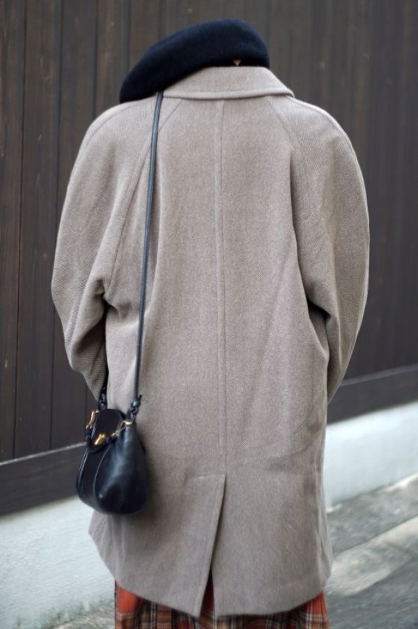 画像3: 無地 チャコールグレー レギュラーカラー 裏ポケット[18164]