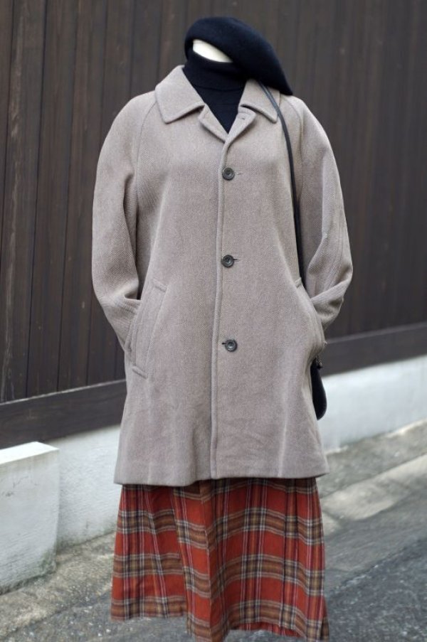 画像6: 無地 チャコールグレー レギュラーカラー 裏ポケット[18164]