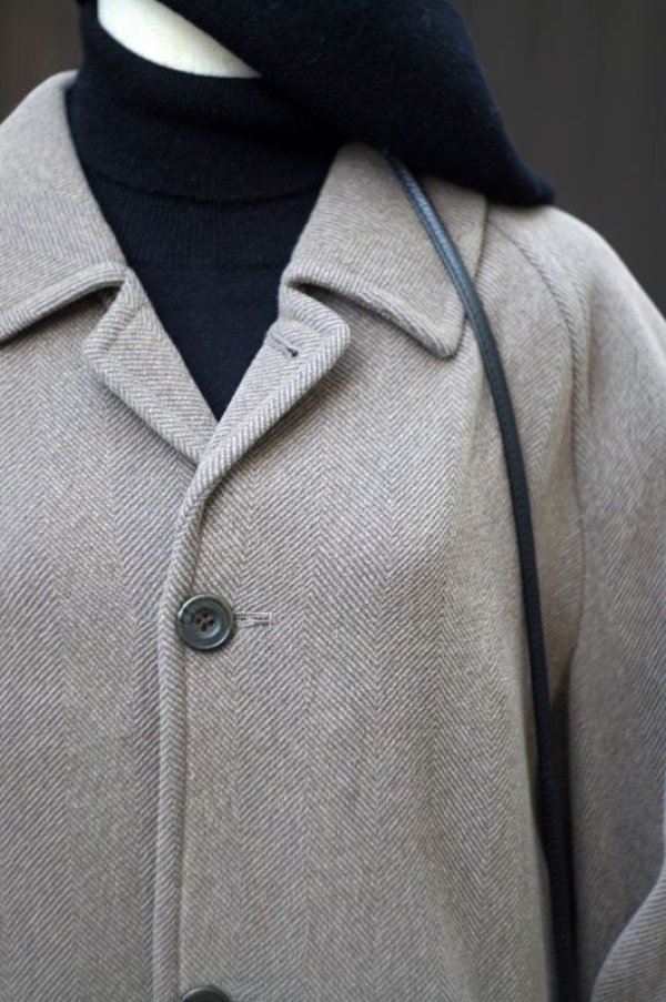 画像7: 無地 チャコールグレー レギュラーカラー 裏ポケット[18164]