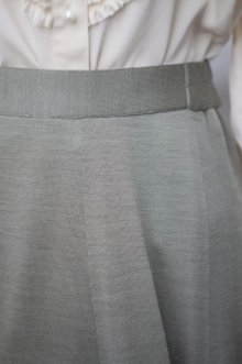 他の写真1: 無地 緑系 スカート フレア w61cm [18226]