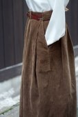 画像3: ”Ralph Lauren”無地 ブラウン コーデュロイ スカート w/60cm[18233]