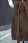 画像4: ”Ralph Lauren”無地 ブラウン コーデュロイ スカート w/60cm[18233]