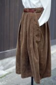 画像5: ”Ralph Lauren”無地 ブラウン コーデュロイ スカート w/60cm[18233]