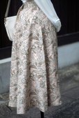 画像2: ペイズリー柄 ピンク系 フレア スカート w/68cm[18442] (2)