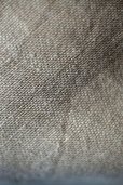 画像8: US 無地 生成り色 リネン 長袖 アウター ジャケット ノッチドラペルーカラー ポケット[18482]