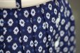 画像7: 花柄 ネイビー×白 スカート w/62cm[18484]