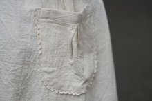 他の写真2: 無地 白 フレア スカート ポケット レース w/69cm[18535]