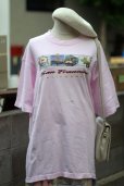 画像4: ピンク 半袖 ビンテージ サンフランシスコ プリント Tシャツ[18615]