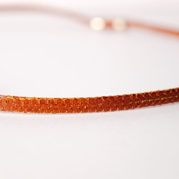 画像5: ブラウン レザーベルト [18939]