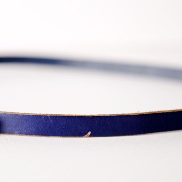 画像10: 無地 パープル レザーベルト [18915]