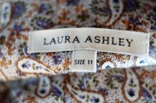 他の写真2: ”LAURA ASHLEY”ペイズリー柄 マルチカラー ノースリーブ セットアップ レギュラーカラー[18949]