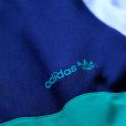 画像3: "adidas" 緑×ネイビー×白 長袖 アウター ジャージ ポケット 三本ライン [19034]