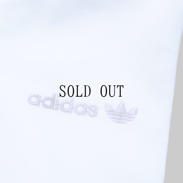 画像6: "adidas" 水色×ネイビー×白 長袖 トラックジャケット ジャージ ポケット ３本ライン [19035]