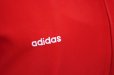 画像6: "adidas" 無地 赤×白 長袖 アウター ジャージ ポケット 三本ライン [19032]