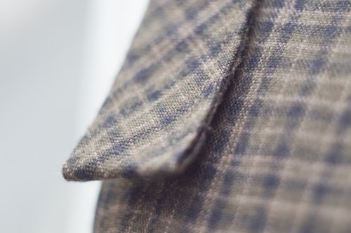 他の写真1: タータンチェック柄 ブラウン系 ジャンパースカート [19056]