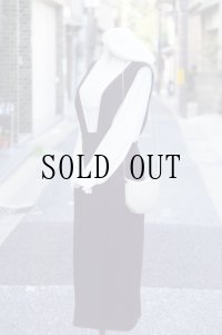 LILLUSION 無地 ブラック ジャンパースカート[19079]