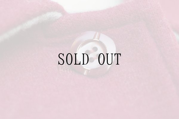 画像8: "ツインギー" ピンクパープル レトロ ウールコート[19112]