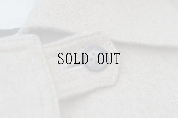 画像6: "東京スタイル" 無地 ベージュ レトロ ウールコート[19114]