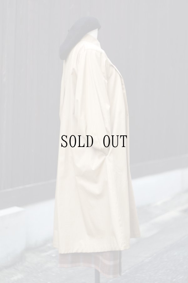 画像5: "東京スタイル" 無地 ベージュ レトロ トレンチコート[19157]