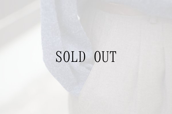 画像8: US製 無地 ブラウン  タックパンツ w67cm [19181]