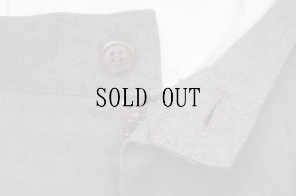 画像5: US製 無地 ブラウン  タックパンツ w67cm [19181]