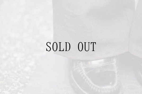 画像10: US製 無地 ブラウン  タックパンツ w67cm [19181]