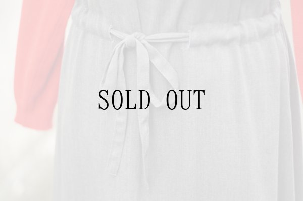 画像12: 無地 グレー ジャンパースカート 前リボン[19210]