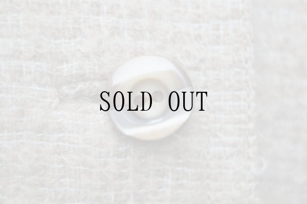 画像12: "MEITETSU" 無地 ベージュ系 コート ツイード生地[19260]