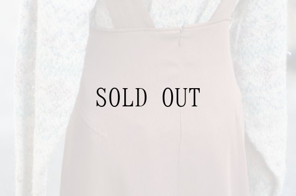 画像13: 無地 ブラウン ジャンパースカート[19281]