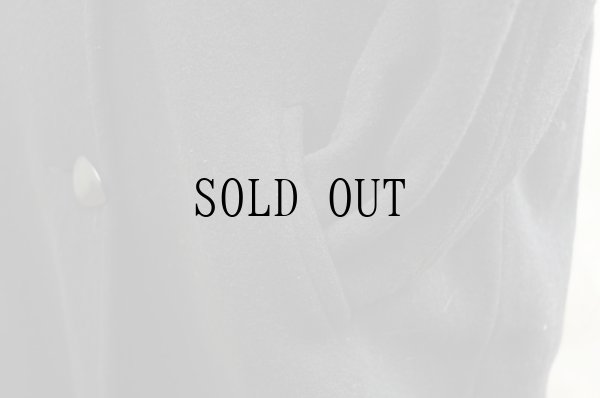 画像7: "KRISTENBLAKE" US製 無地 黒 ウールコート [19287]