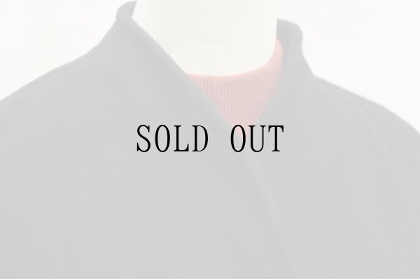 画像6: "KRISTENBLAKE" US製 無地 黒 ウールコート [19287]