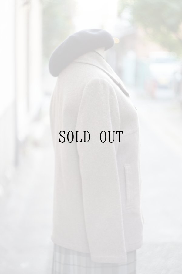 画像3: "familiar"  無地 ブラウン ショート コート [19304]