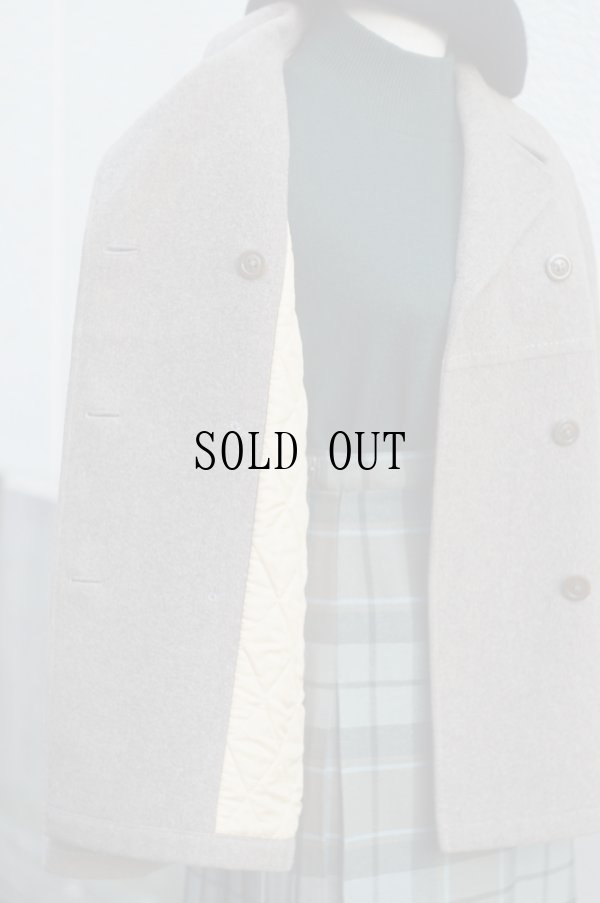 画像10: "familiar"  無地 ブラウン ショート コート [19304]