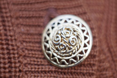 他の写真1: "Monegal" 無地 ブラウン系 ニット カーディガン ノーカラー[19321]