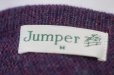 画像11: "Jumper" パープル系 ウール ニット カーディガン クルーネック[19379]